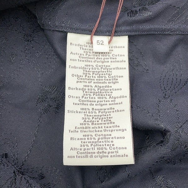 エルメス 半袖シャツ フルールテクニック ショートスリーブ オーバーシャツ メンズサイズ52 HERMES アパレル