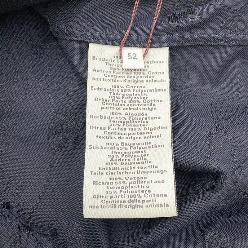 エルメス 半袖シャツ フルールテクニック ショートスリーブ オーバーシャツ メンズサイズ52 HERMES アパレル