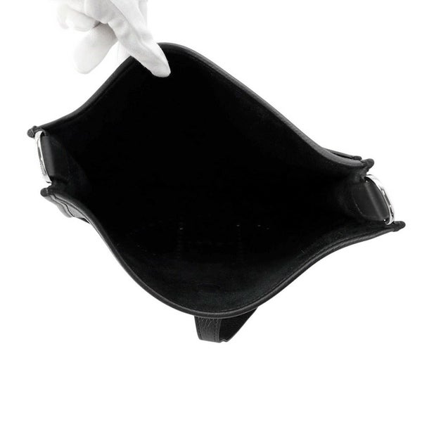 エルメス ショルダーバッグ エブリン3 PM ブラック/シルバー金具 トリヨンクレマンス K刻印 黒