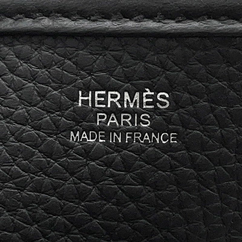 エルメス ショルダーバッグ エブリン3 PM ブラック/シルバー金具 トリヨンクレマンス K刻印 黒
