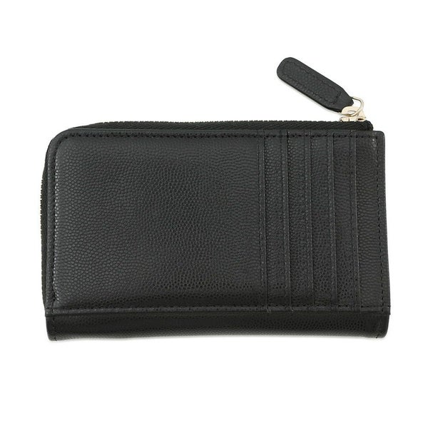 シャネル コインケース ココマーク フラグメント キャビアスキン AP4661 CHANEL 財布 黒