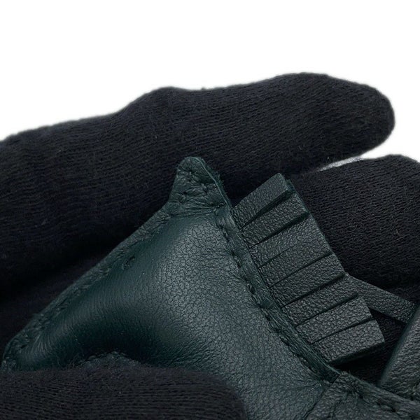 エルメス バッグチャーム ロデオ PM マラカイト ラムスキン C刻印 HERMES チャーム