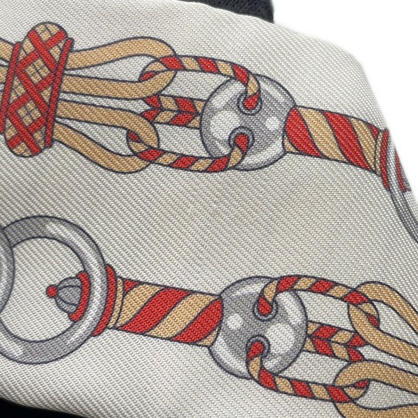 エルメス スカーフ ツイリー ハーネスの薔薇窓 Harnais en Rosace HERMES シルクツイル 2022秋冬