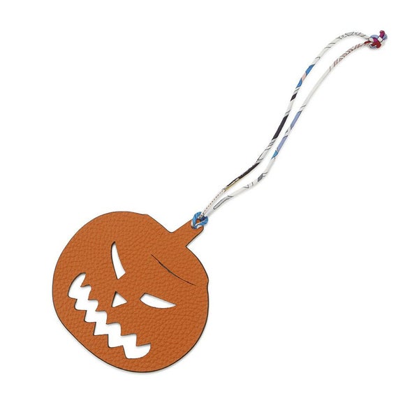 エルメス プティアッシュ ジャック オ ランタン パンプキン ショコラ/フー エプソン/トゴ HERMES チャーム