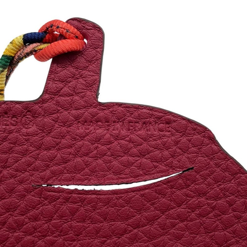 エルメス プティアッシュ ジャック オ ランタン パンプキン ショコラ/ルージュアッシュ エプソン/トゴ HERMES チャーム