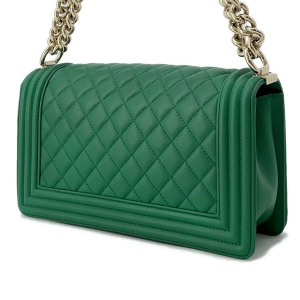 シャネル チェーンショルダーバッグ ボーイシャネル ラムスキン A67086 CHANEL バッグ