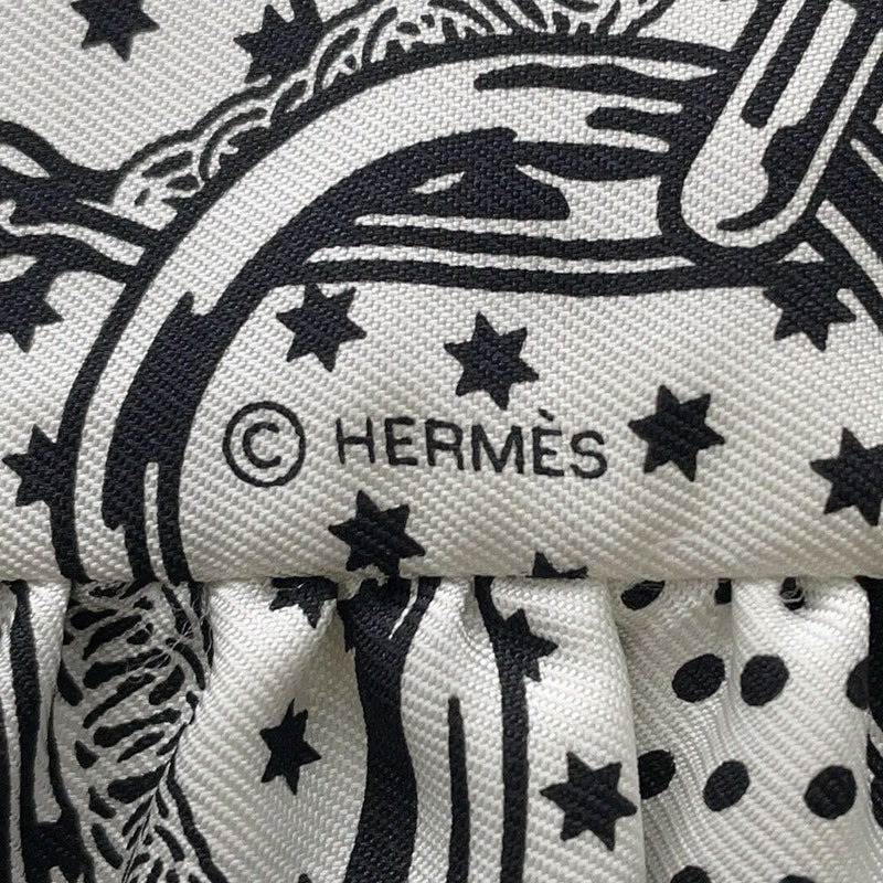 エルメス スカーフ ツイリー フリル エプロン・ドール・バンダナ Eperon d'Or Bandana 2024年春夏 白 黒