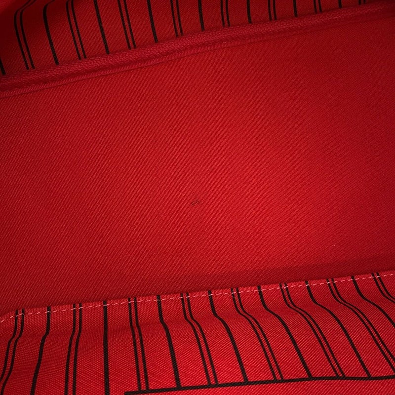 ルイヴィトン トートバッグ ダミエ・エベヌ ネヴァーフルMM ポーチ付き N41358 LOUIS VUITTON ヴィトン バッグ