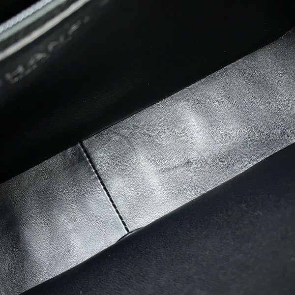 シャネル チェーンショルダーバッグ マトラッセ ココマーク ムートン ラムスキン A92592 CHANEL 黒