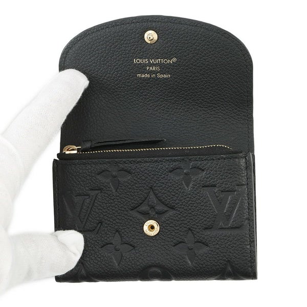 ルイヴィトン コインケース モノグラム・アンプラント ポルトモネ・ロザリ M81455 LOUIS VUITTON 黒 小銭入れ