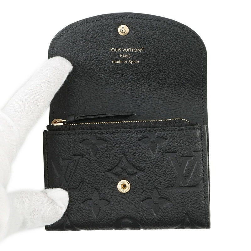 ルイヴィトン コインケース モノグラム・アンプラント ポルトモネ・ロザリ M81455 LOUIS VUITTON 黒 小銭入れ