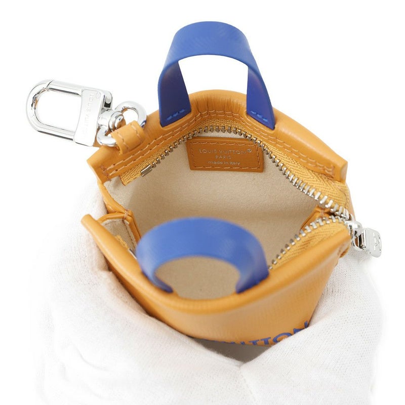 ルイヴィトン バッグチャーム レザー LV ミニ ショッパー M02699 キーホルダー