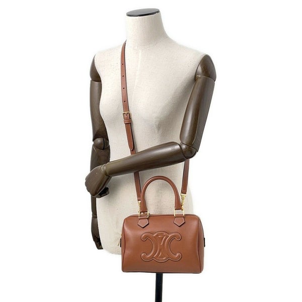 セリーヌ ハンドバッグ トリオンフ スモール ボストン 197583DU3.04LU CELINE 2way