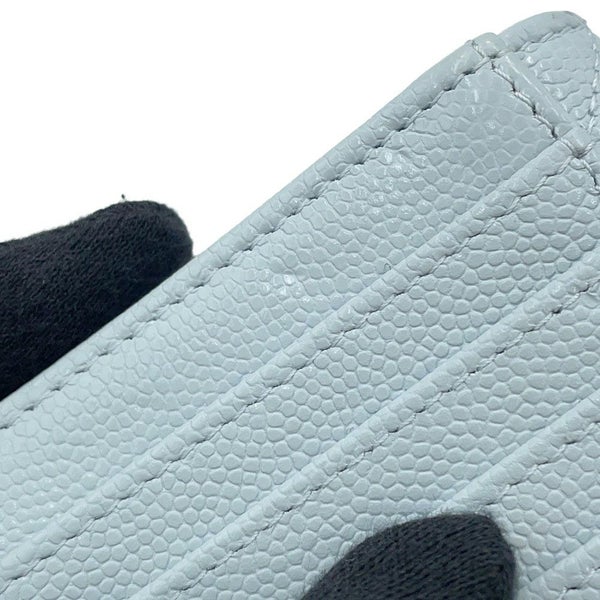 シャネル コインケース ココマーク マトラッセ キャビアスキン ストラス AP4822 CHANEL フラグメントケース カードケース