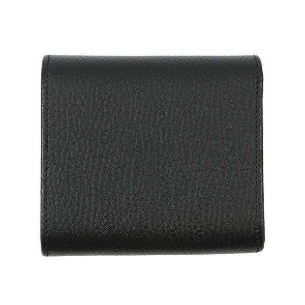 グッチ二つ折り財布 ダブルG ミディアム ウォレット レザー 598587 GUCCI 日本限定 黒