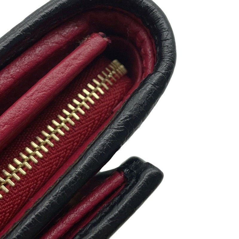 グッチ二つ折り財布 ダブルG ミディアム ウォレット レザー 598587 GUCCI 日本限定 黒