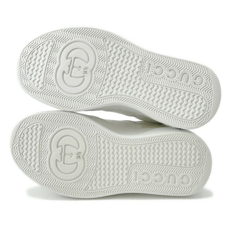 グッチ スニーカー インターロッキングG GGスプリーム レディースサイズ34 1/2 700775 GUCCI 靴 白