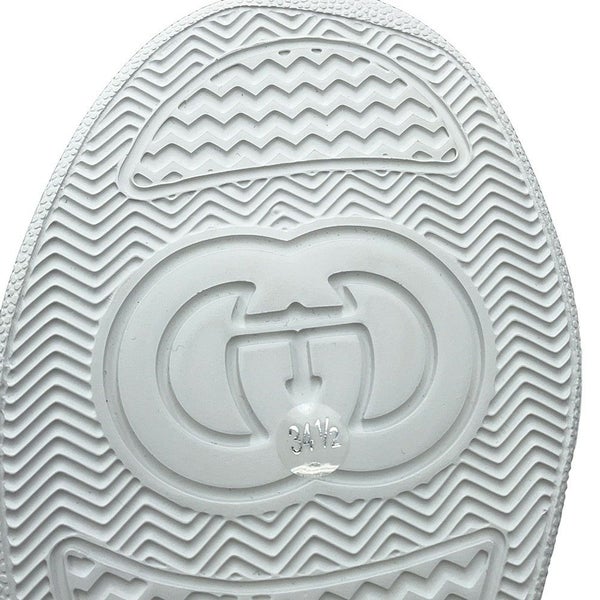 グッチ スニーカー インターロッキングG GGスプリーム レディースサイズ34 1/2 700775 GUCCI 靴 白