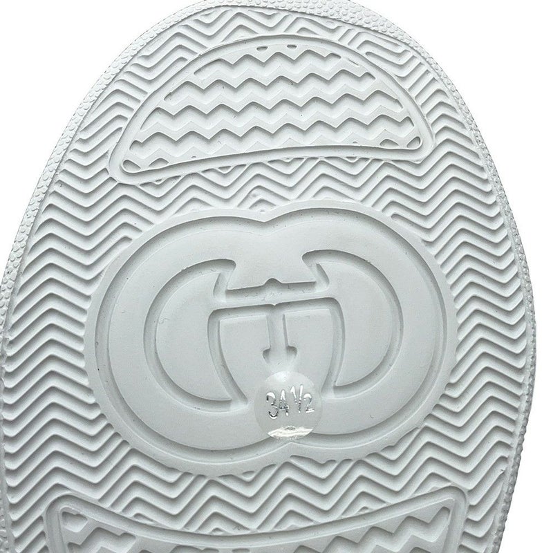 グッチ スニーカー インターロッキングG GGスプリーム レディースサイズ34 1/2 700775 GUCCI 靴 白