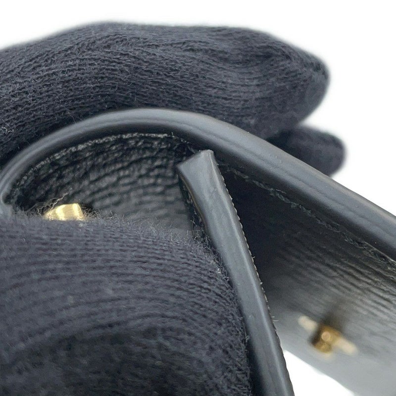 グッチ キーケース GGスプリーム ダブルG バイカラー 6連 レザー 456118 GUCCI 黒