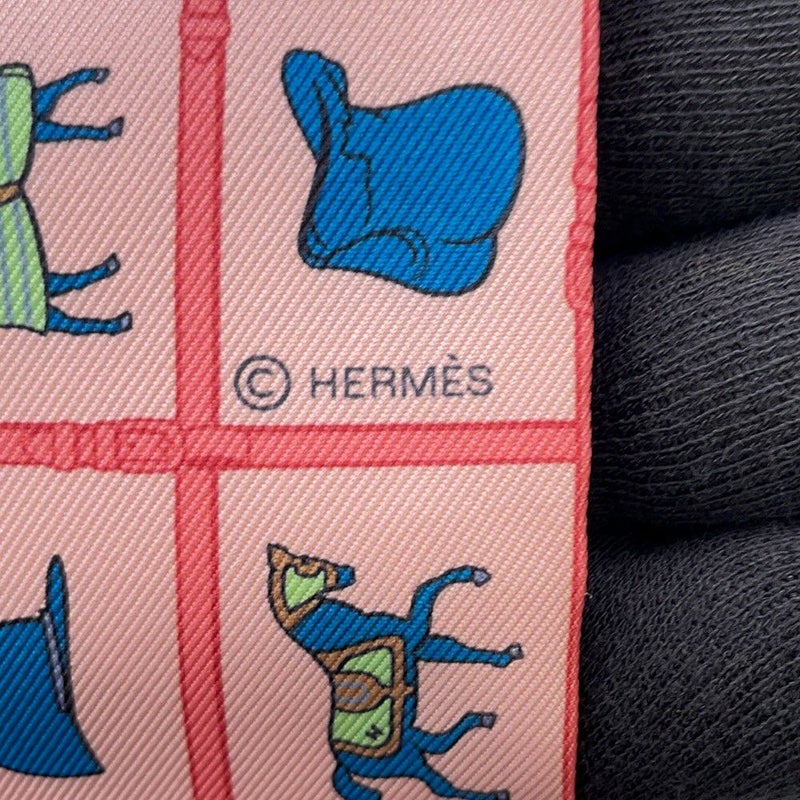 エルメス スカーフ ツイリー 馬着 Couvertures et Tenues de jour HERMES シルクツイル 2022年秋冬