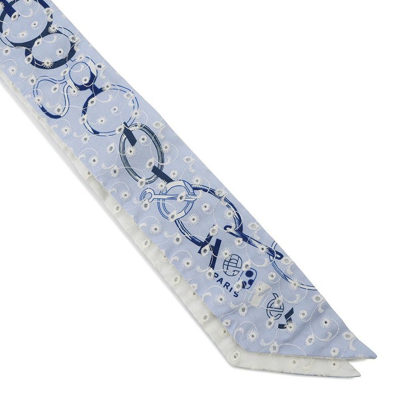 エルメス スカーフ ツイリー ド・レ・ブックル・ブロデリー・アングレーズDo Re Boucles Broderie Anglaise 2023春夏