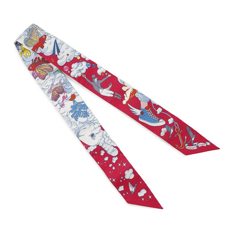 エルメス スカーフ ツイリー 私の雲 Sur Mon Nuage HERMES シルクツイル 2022年秋冬