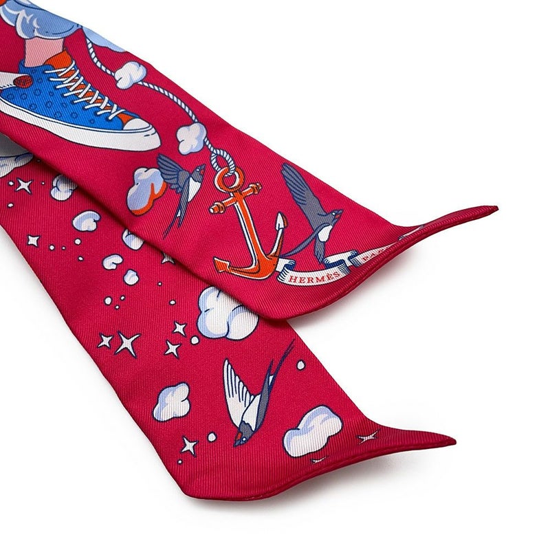 エルメス スカーフ ツイリー 私の雲 Sur Mon Nuage HERMES シルクツイル 2022年秋冬