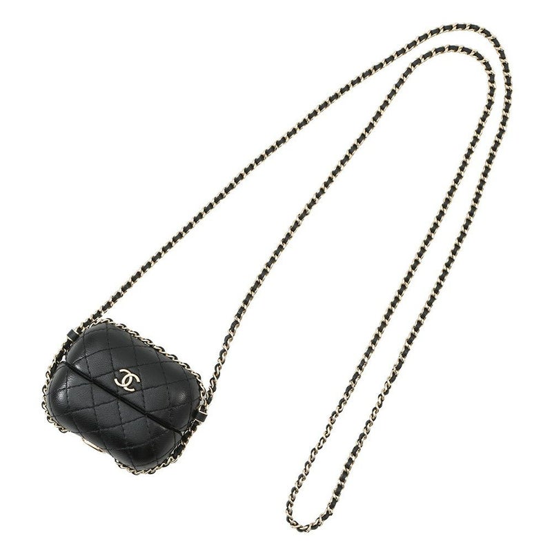 シャネル AirPods Proケース マトラッセ ココマーク ラムスキン CHANEL イヤホンケース