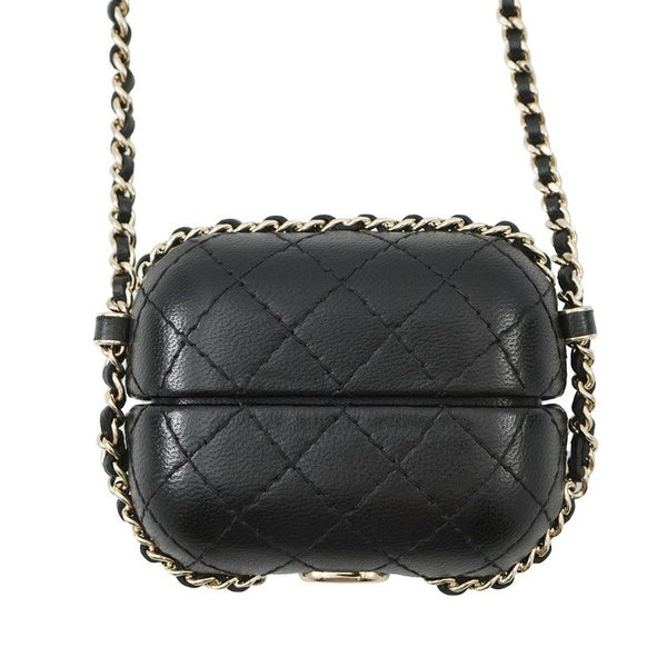 シャネル AirPods Proケース マトラッセ ココマーク ラムスキン CHANEL イヤホンケース