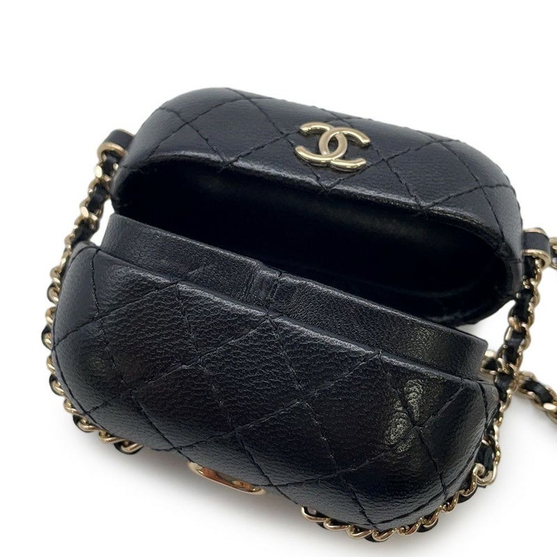 シャネル AirPods Proケース マトラッセ ココマーク ラムスキン CHANEL イヤホンケース