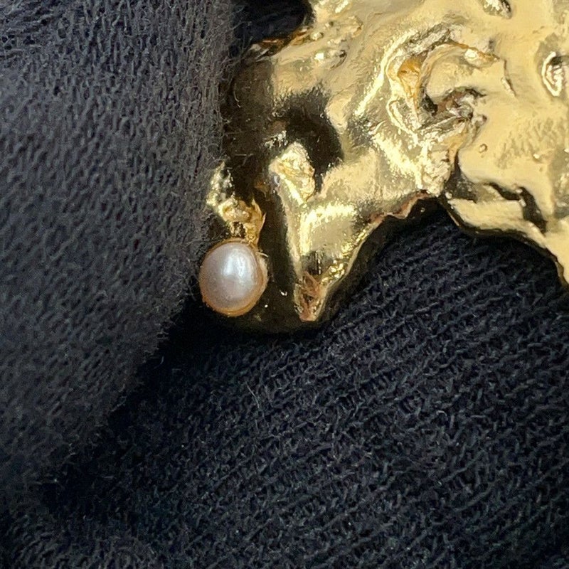 シャネル ネックレス ココマーク アフリカ大陸モチーフ フェイクパール ラインストーン G23A CHANEL アクセサリー