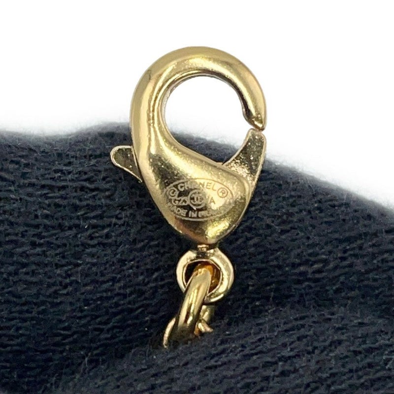 シャネル ネックレス ココマーク アフリカ大陸モチーフ フェイクパール ラインストーン G23A CHANEL アクセサリー