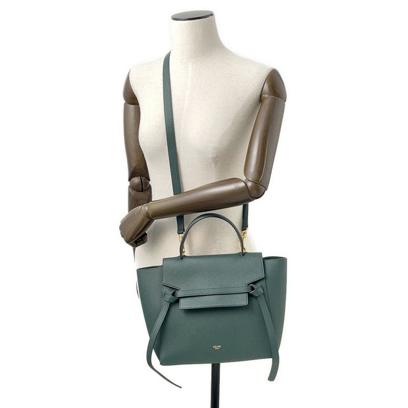 セリーヌ ハンドバッグ ベルトバッグ マイクロ レザー 189153 CELINE 2wayショルダー