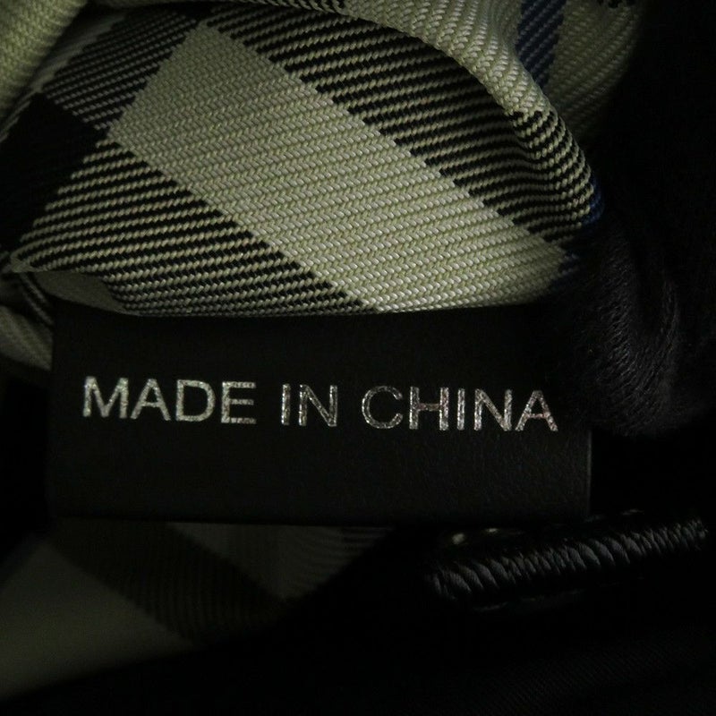 バーバリー トートバッグ シールドフィールド チェック ナイロン 8098118 BURBERRY バッグ 黒