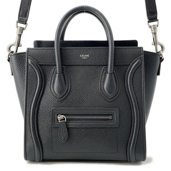 セリーヌ ハンドバッグ ラゲージ ナノショッパー 189243 CELINE 2way 黒