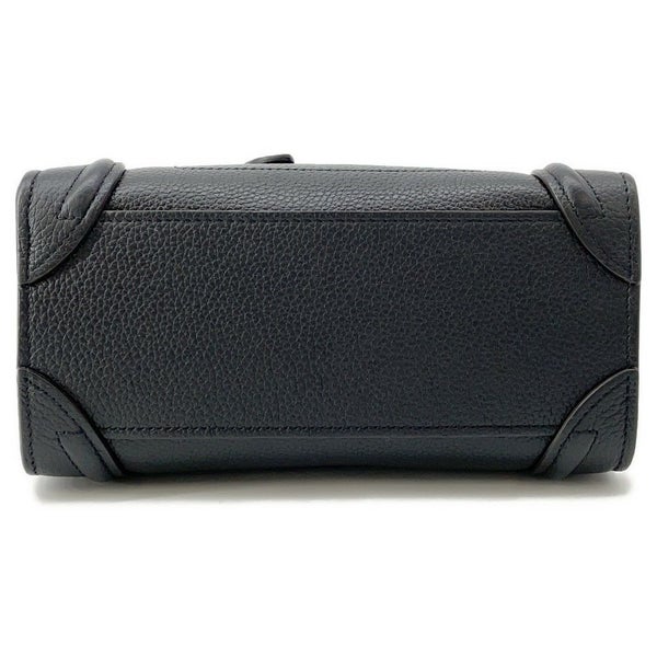 セリーヌ ハンドバッグ ラゲージ ナノショッパー 189243 CELINE 2way 黒