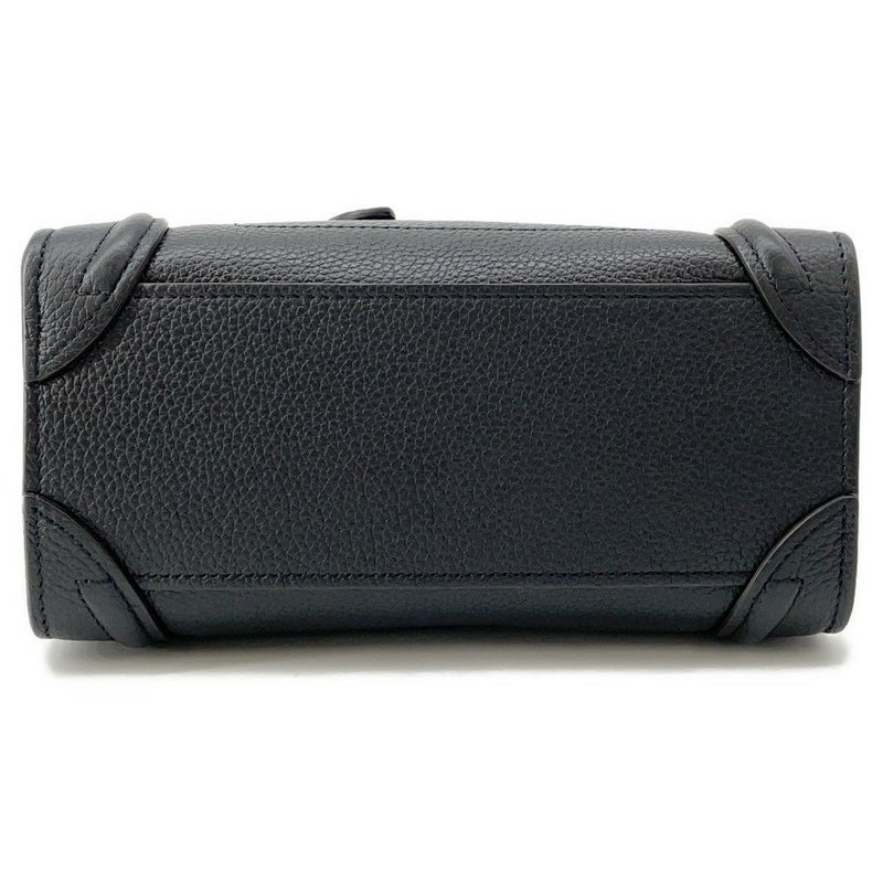 セリーヌ ハンドバッグ ラゲージ ナノショッパー 189243 CELINE 2way 黒