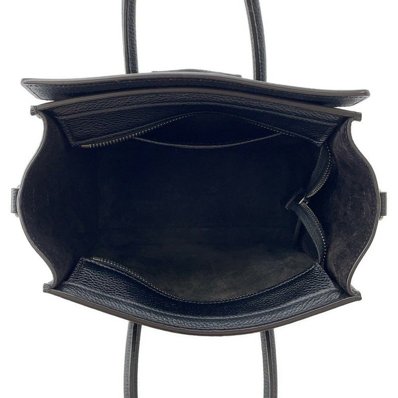 セリーヌ ハンドバッグ ラゲージ ナノショッパー 189243 CELINE 2way 黒