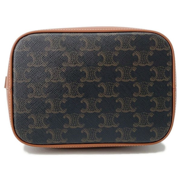 セリーヌ ショルダーバッグ トリオンフ スモールバケット 191442CAS.04LU CELINE ブラウン