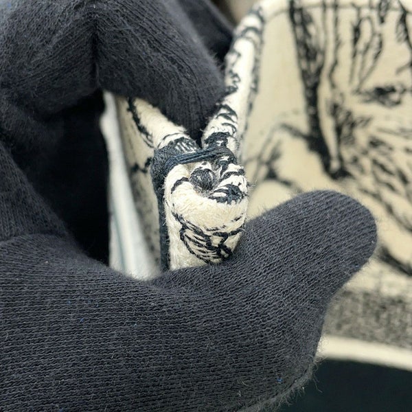 クリスチャン・ディオール トートバッグ ブックトート ゾディアック エンブロイダリー ミディアム M1296ZRHZ_M06E 白 黒