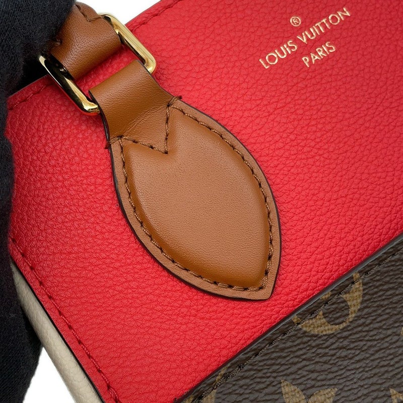 ルイヴィトン ハンドバッグ モノグラム/カーフレザー フォールド・トートPM M45389 LOUIS VUITTON ヴィトン 2way