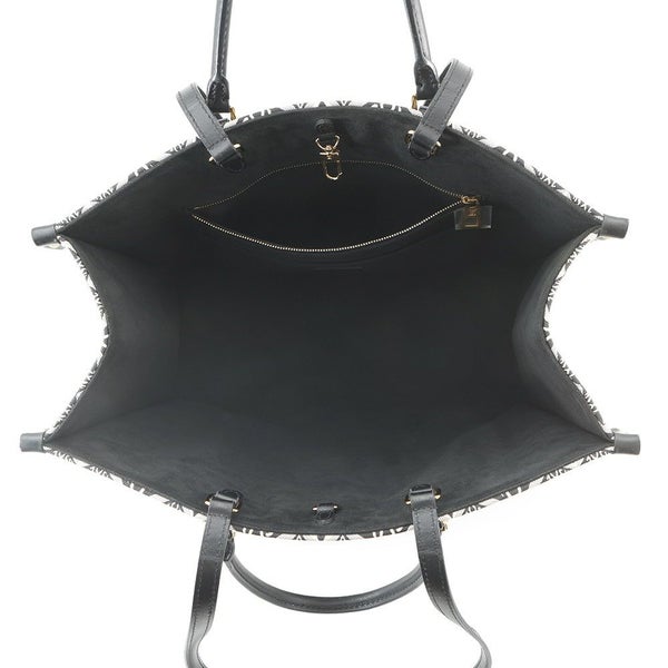 ルイヴィトン トートバッグ モノグラム・ジャカード/SINCE1854 オンザゴーGM M57207 LOUIS VUITTON ブラック 黒