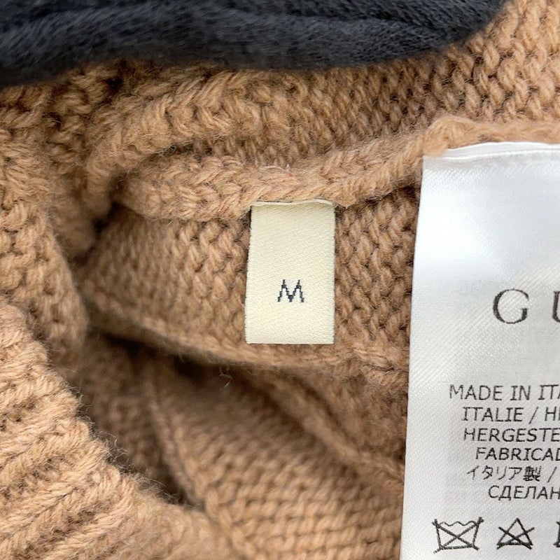 グッチ カーディガン シェリーライン ケーブルニットカーディガン カシミヤ メンズサイズM 673487 GUCCI アパレル