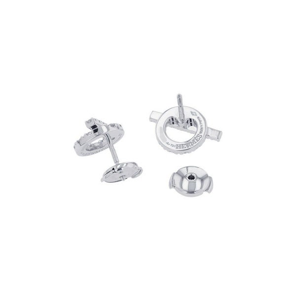 エルメス ピアス フィネス ダイヤモンド 34P 計0.92ct K18WGホワイトゴールド HERMES ジュエリー