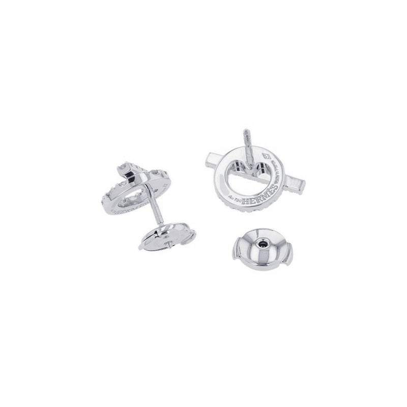 エルメス ピアス フィネス ダイヤモンド 34P 計0.92ct K18WGホワイトゴールド HERMES ジュエリー