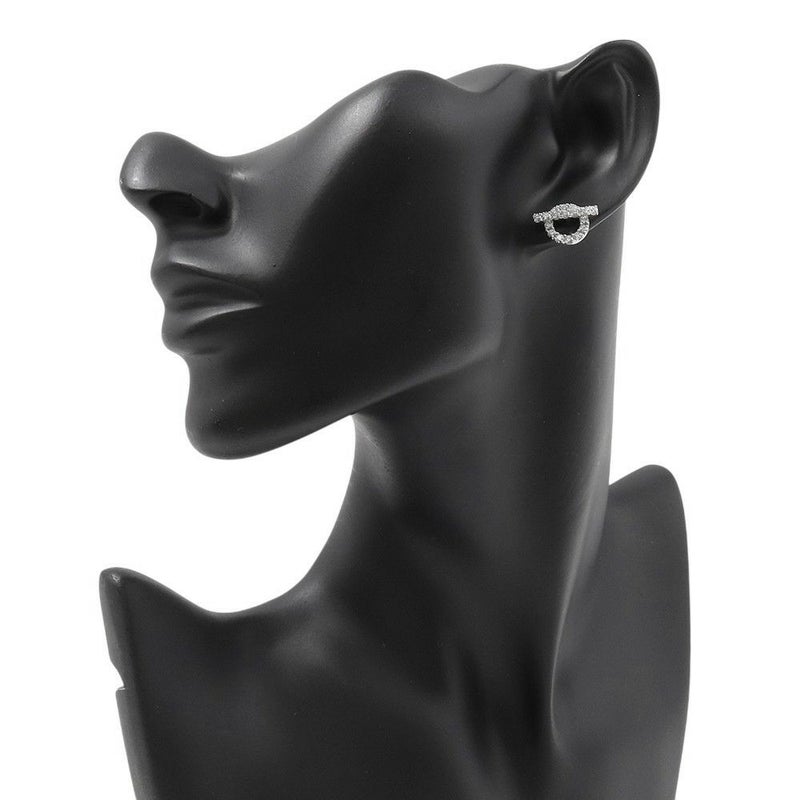 エルメス ピアス フィネス ダイヤモンド 34P 計0.92ct K18WGホワイトゴールド HERMES ジュエリー