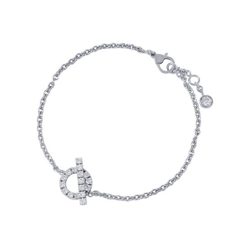 エルメス ブレスレット フィネス ダイヤモンド 18P 計0.55ct K18WGホワイトゴールド サイズST HERMES ジュエリー