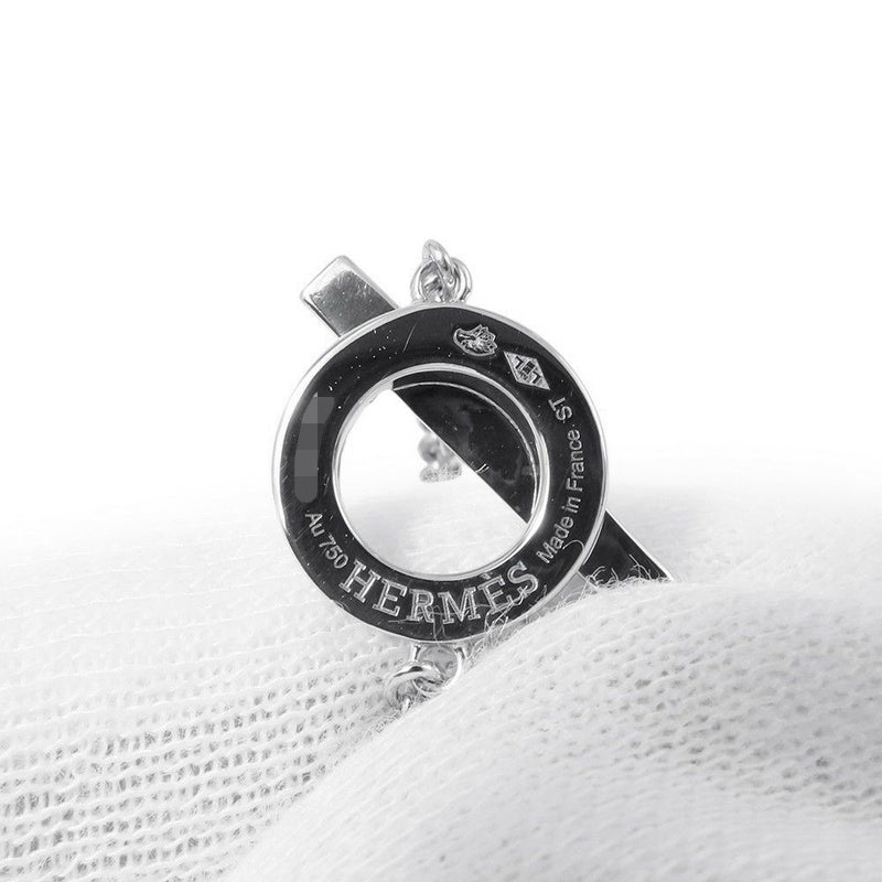 エルメス ブレスレット フィネス ダイヤモンド 18P 計0.55ct K18WGホワイトゴールド サイズST HERMES ジュエリー