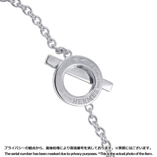 エルメス ブレスレット フィネス ダイヤモンド 18P 計0.55ct K18WGホワイトゴールド サイズST HERMES ジュエリー